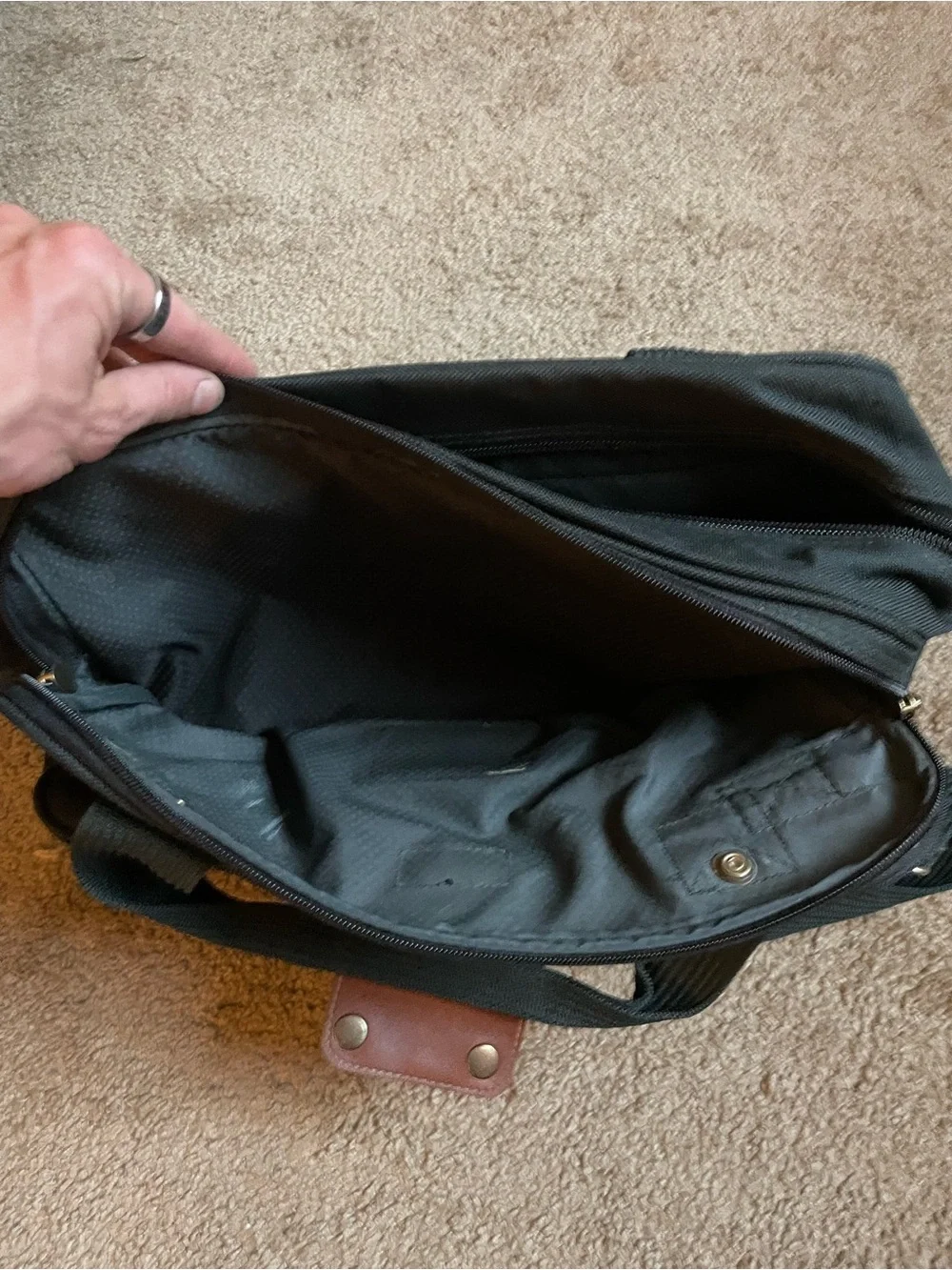 Ricardo Beverly Hills Tiburon Black Travel Overnight Carryall Bag